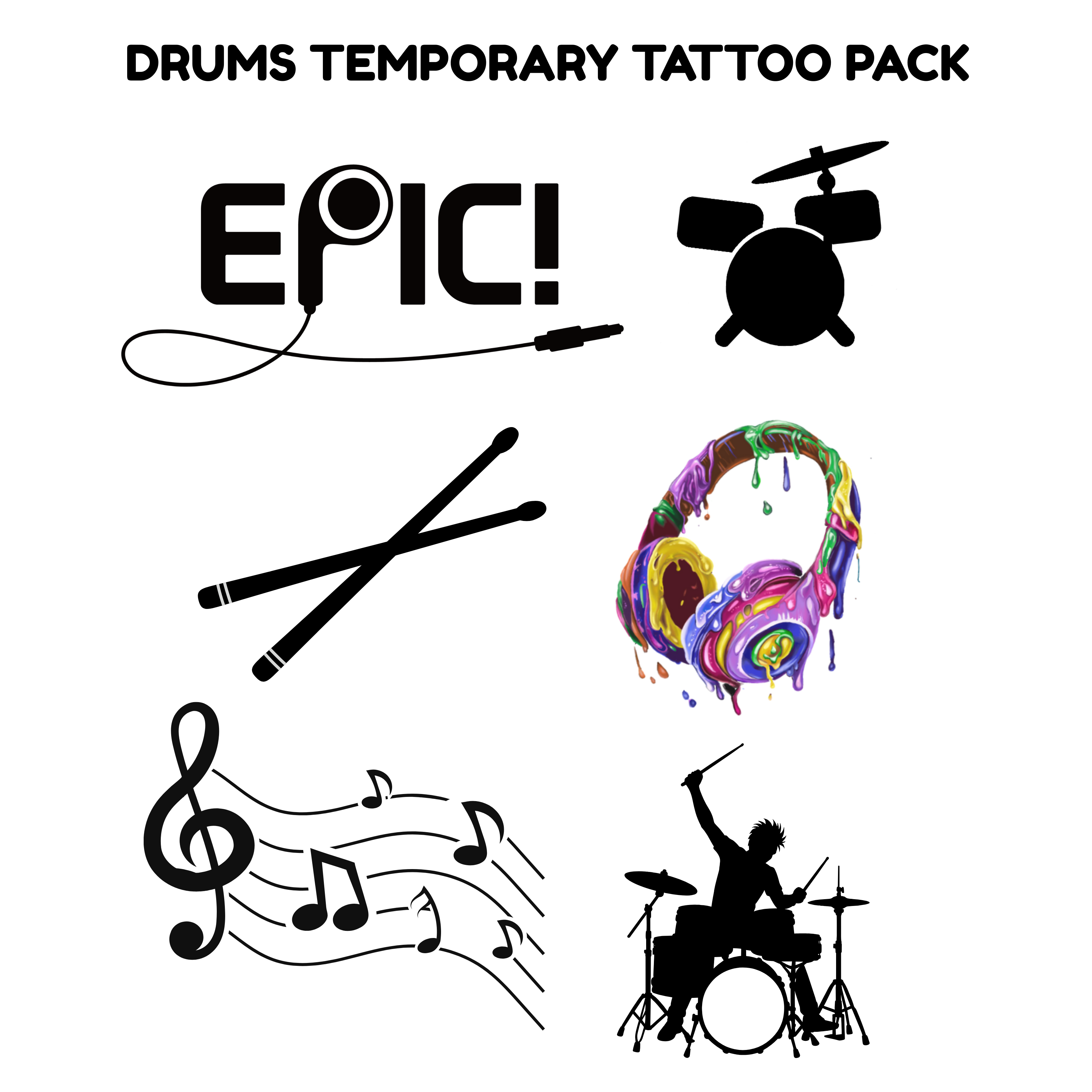 Temporary Tattoo Packs!
