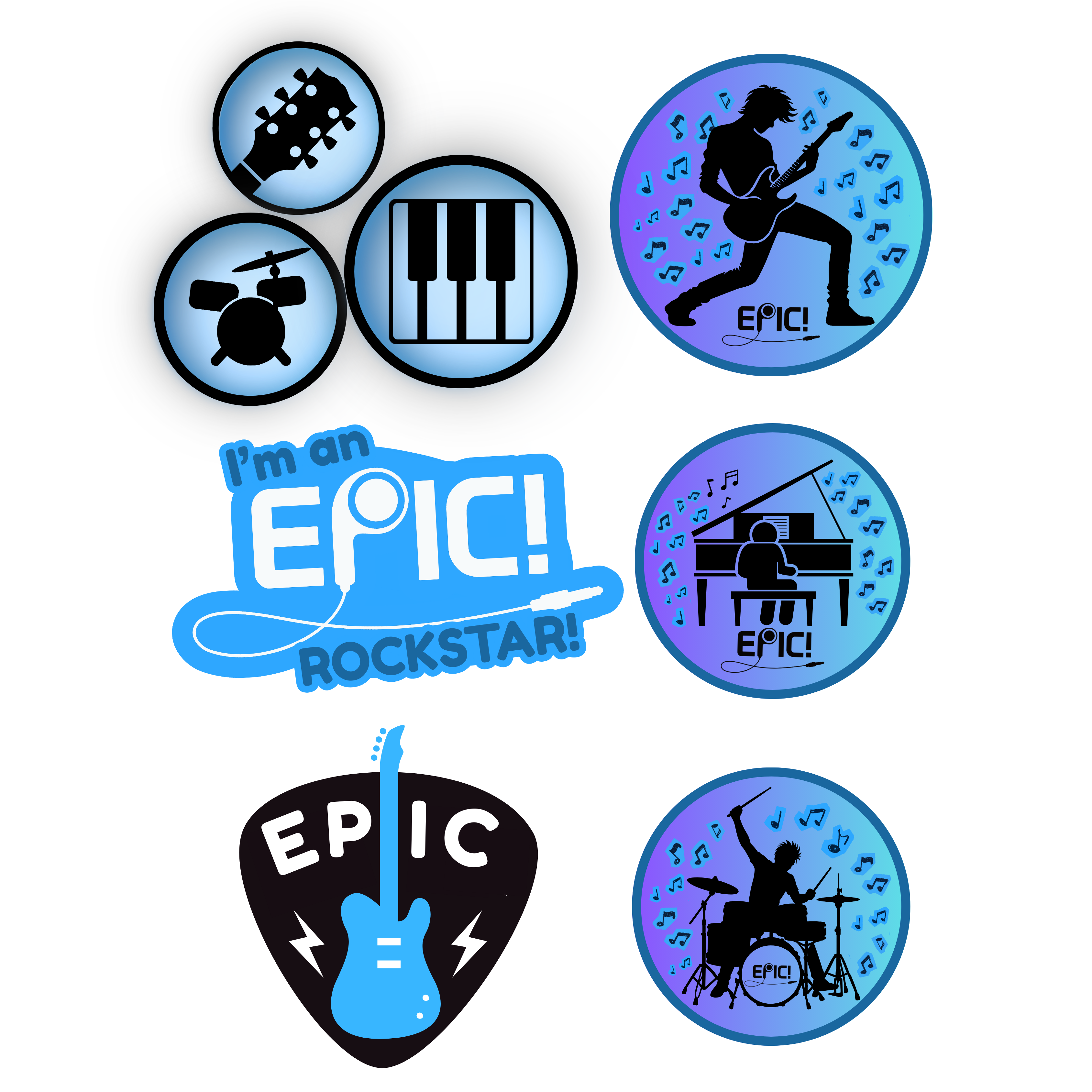 Instrument Sticker Packs