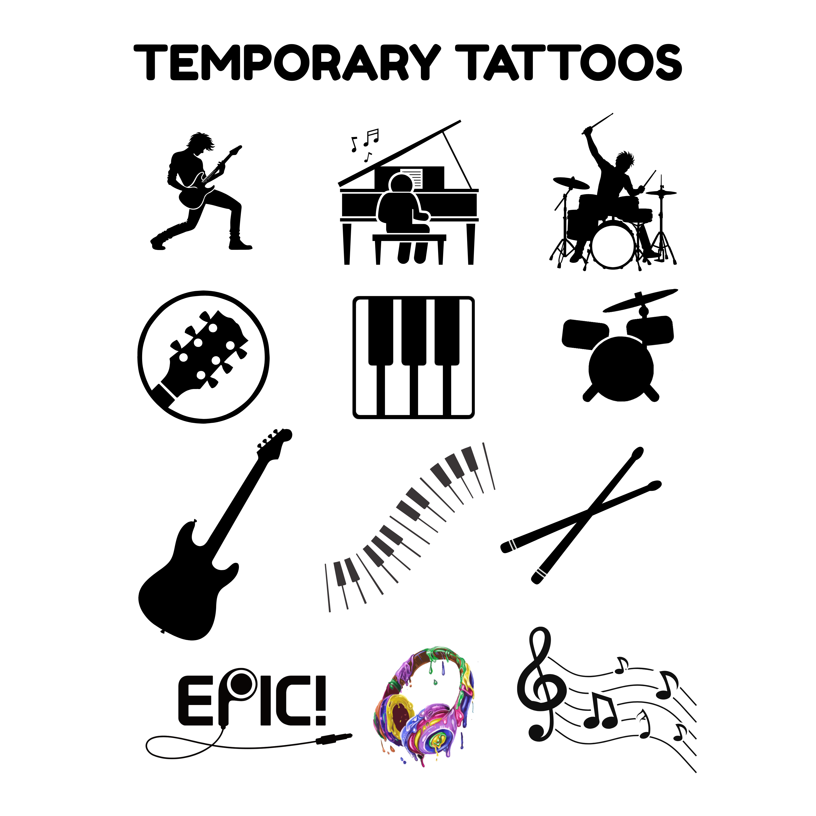 Temporary Tattoo Packs!
